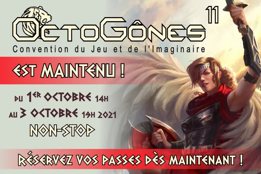 En voilà une bonne nouvelle. La convention #j2s
Octogones est maintenu !