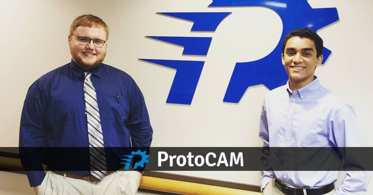 ProtoCAM3D's tweet image. Happy #NationalInternDay! We're celebrating our two summer interns, Christian and Tony! Stay tuned for more from this awesome pair! buff.ly/3i7MMAE #InternsofPA2021 #PASummerInterns