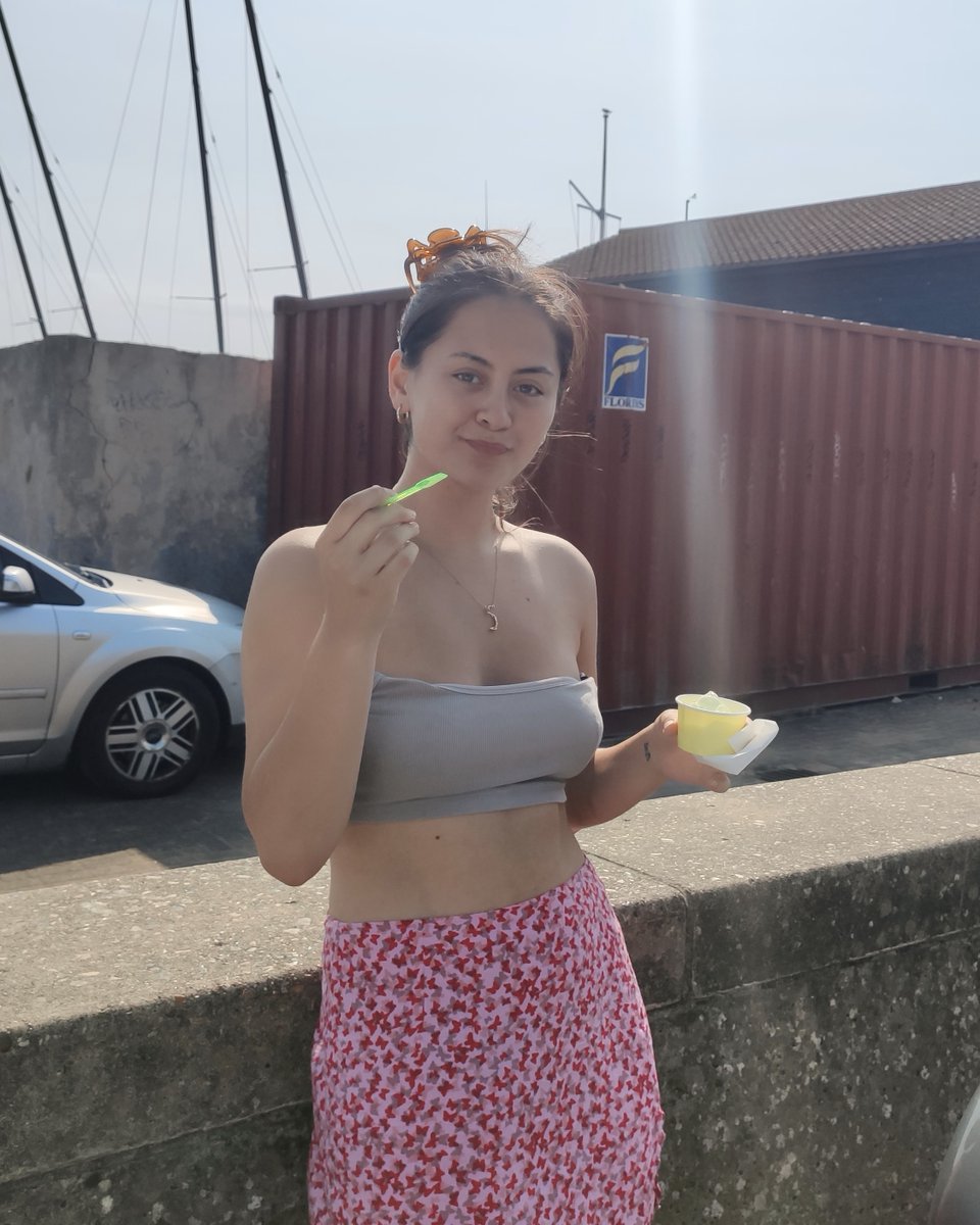 hope you’re enjoying my new song 'happy for you' as much as i’m enjoying this ice cream jasminethompson.lnk.to/happyforyou
