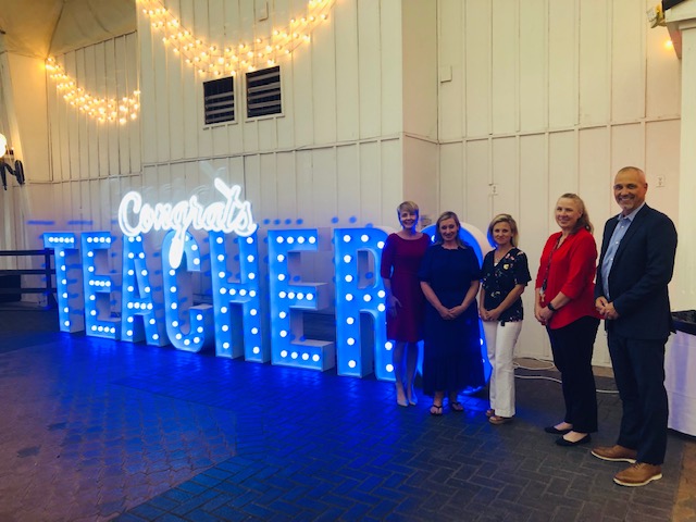 Region 10 is hosting their Teacher of the Year Luncheon today. We are #LovejoyProud to have Melany Porter (PES) and Tania Vaughn (LHS) being recognized at this event. Principals Holly Haynes &amp; Chris Mayfield and Superintendent of Schools Katie Kordel were also invited to attend.