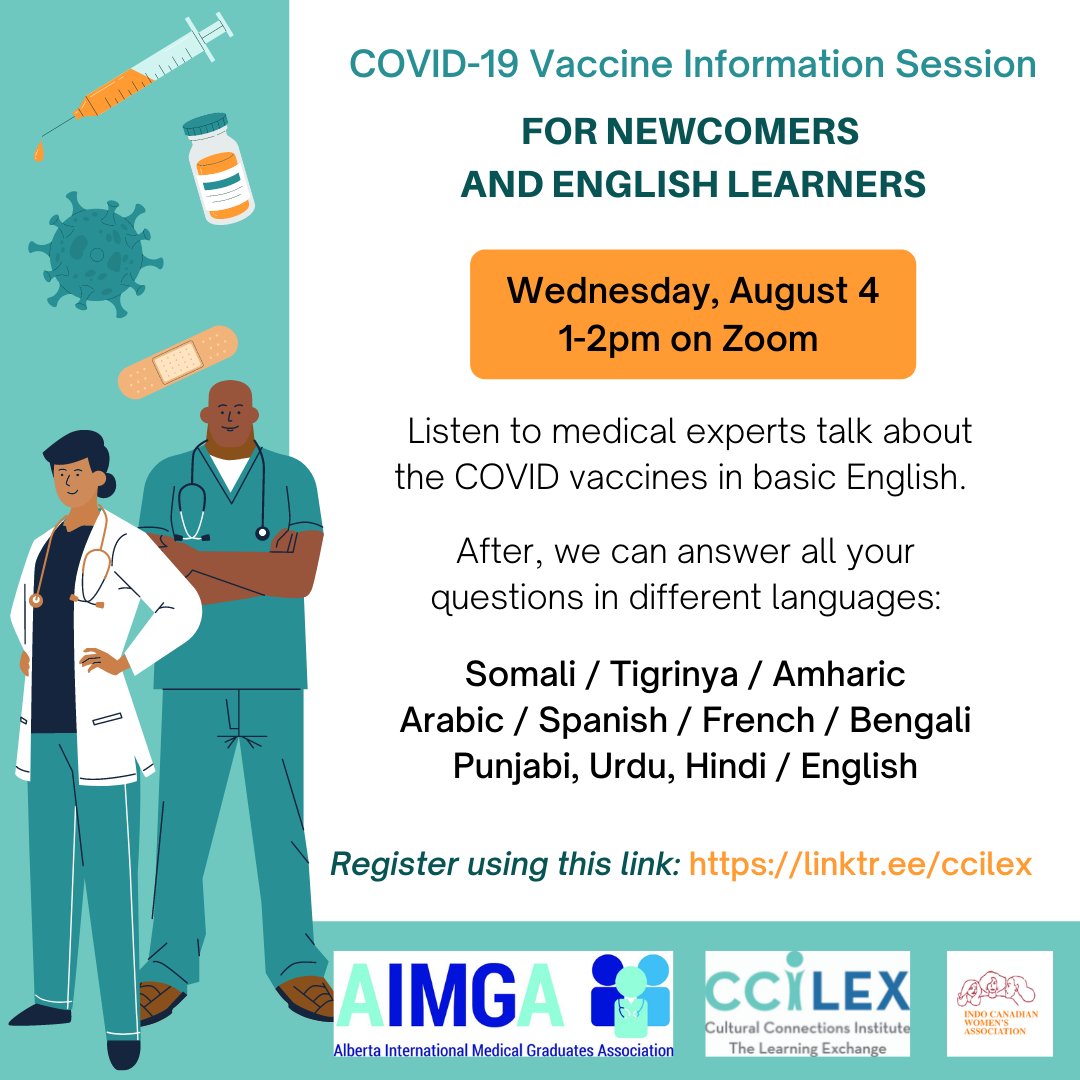 CCILEX on Twitter "COVID19 Vaccine Information Session for