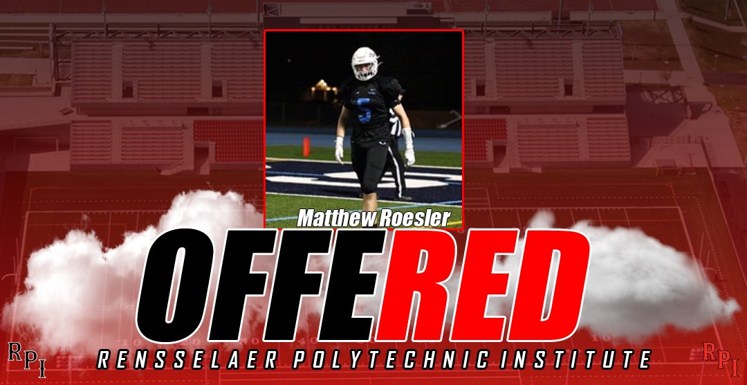 I had a great visit today with the coaching staff, and I am blessed to receive an offer from RPI. Thank you for the opportunity! <a href="/CoachBarbieri/">Rob Barbieri</a> <a href="/CoachRI/">Ralph Isernia</a> <a href="/Coach_Marcella/">Nicholas Marcella</a> <a href="/Coach_Blount/">Coach Blount</a>