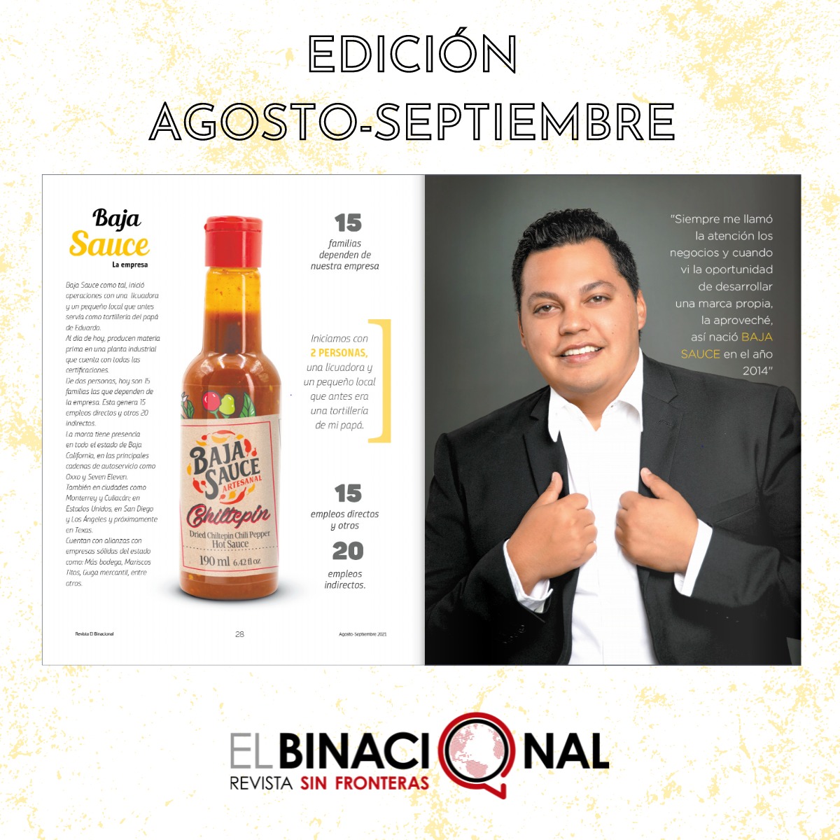 Cuéntanos ¿Ya viste nuestra nueva edición?
Si aún no la has visto, aquí te dejamos el link para que la puedas ver de manera digital 👇

flipsnack.com/ElBinacionalre…