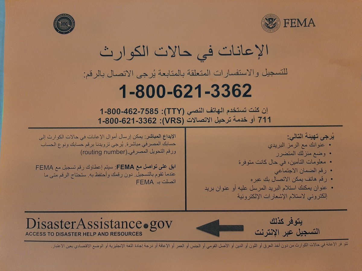 FEMA is going door-to-door to let people know how to reach out for assistan...