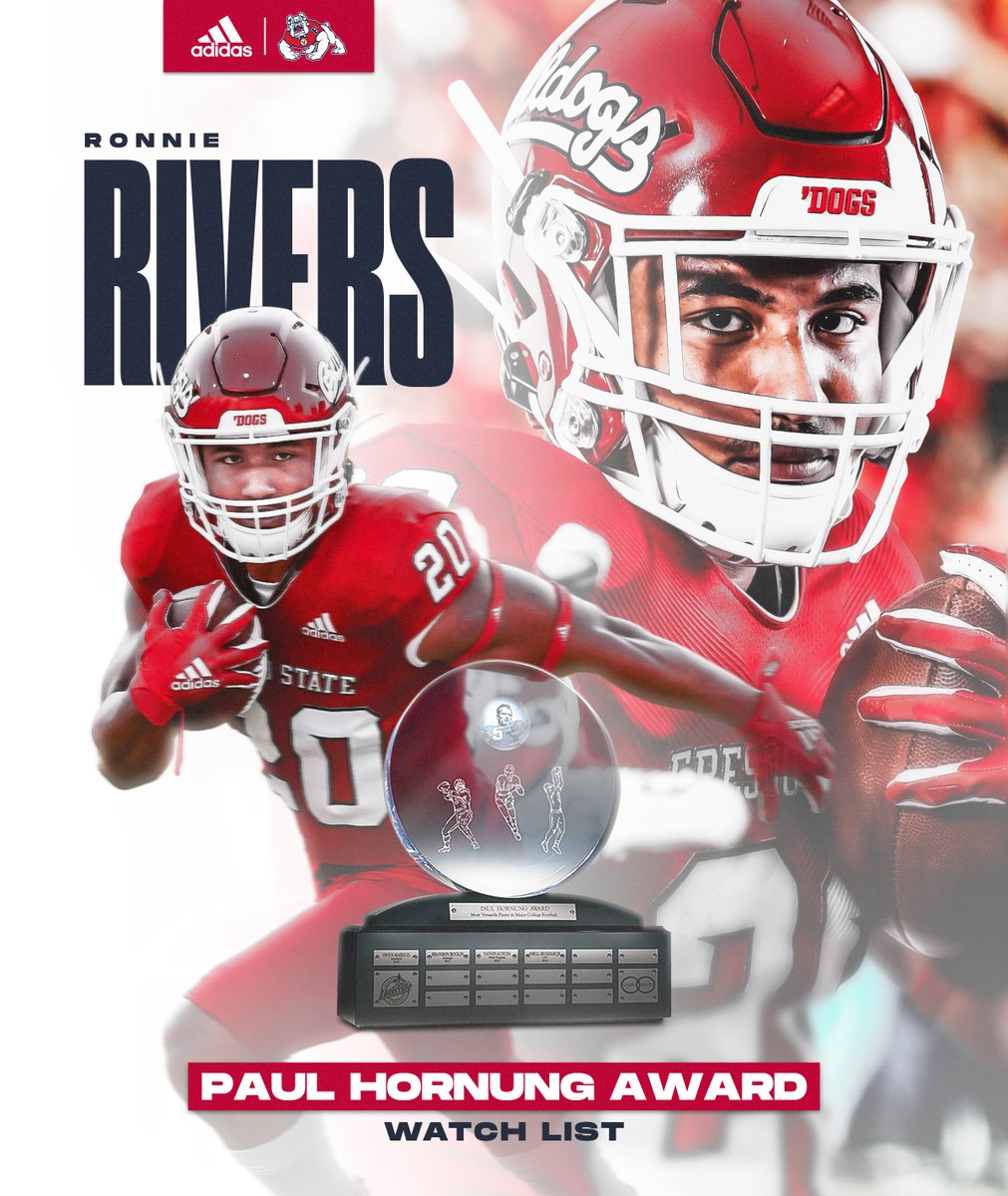 FresnoStateFB's tweet photo. One more to add to the list ✍️

@lilronnie_20 ➡️ @hornungaward ➡️ Most versatile player in college football

📰: https://t.co/KZNdz9btfd

#GoDogs | #PrideOfTheValley https://t.co/R7Dqm7kn67