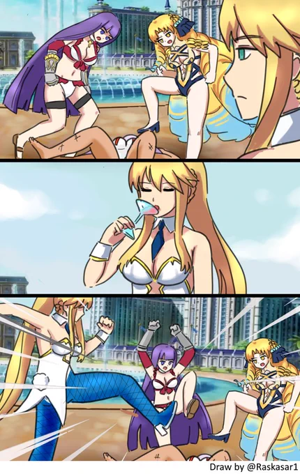 Duel of the Three Ruler Beauties an the Wicked Kouhai! #FGO #FateGO 