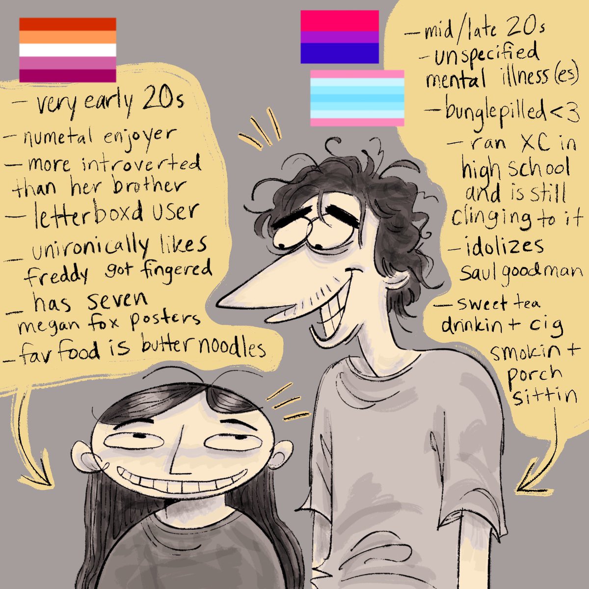 more about my sibling ocs theyre pretty cool and nice fellas 