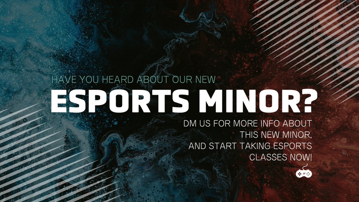 UCO_MCOM's tweet image. Have you heard about our new ESports minor? We're so excited to be able to offer this to our #ucobroncho students! If you love esports, this is the ideal minor for you! Want more information? DM us, or talk to you advisor. 'Til then, jump into an esports class this fall! #UCOMCOM