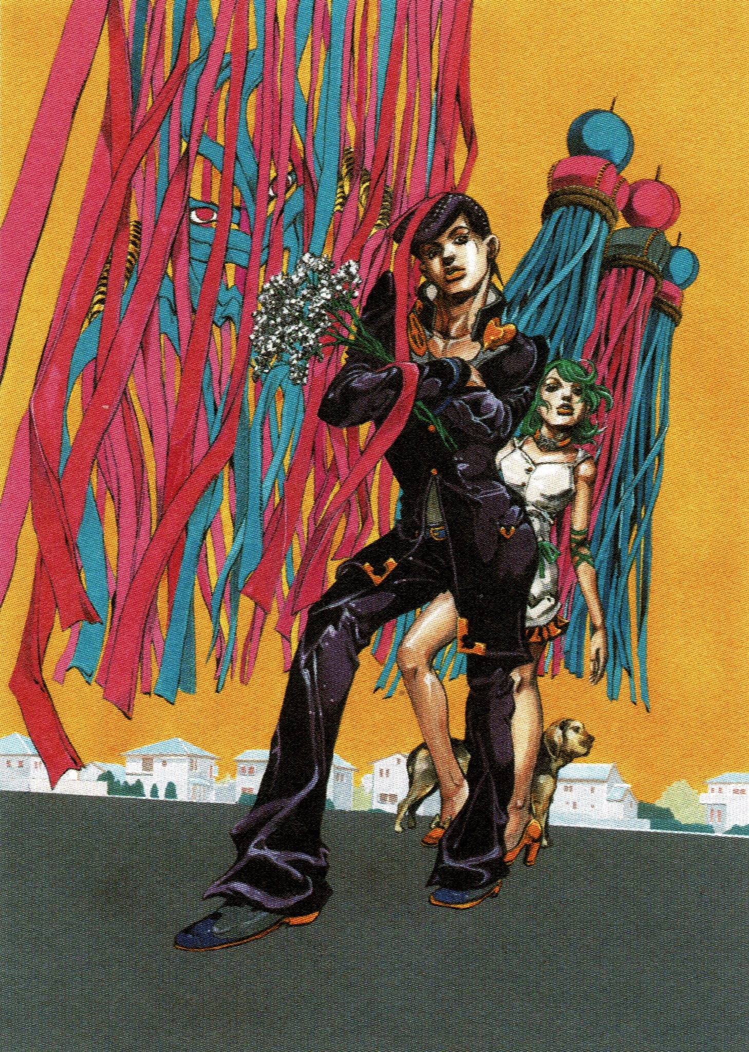 HIROHIKO ARAKI JOJO　EXHIBITION 2012 JoJo's Bizarre Adventure Exhibition 2012 Poster Scity Morio