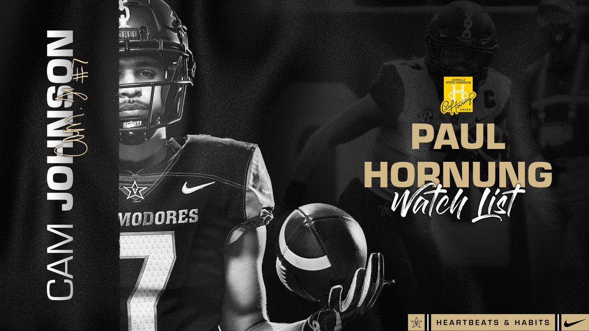 A <a href="/hornungaward/">Paul Hornung Award</a> Watch List member: <a href="/camjohnson_23/">Camron Johnson</a>.

🔗 vanderbi.lt/eaadm

#AnchorDown