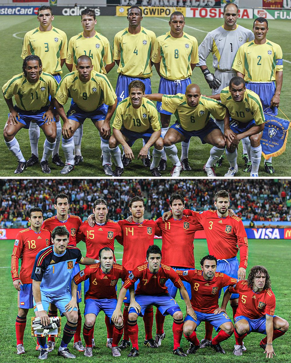 JMariotz's tweet photo. Brazil 2002 Vs Spain 2010 #WCWinners.
Nani angeshinda ? 😃 Via @ESPNFC https://t.co/u2E6qBMZ7v