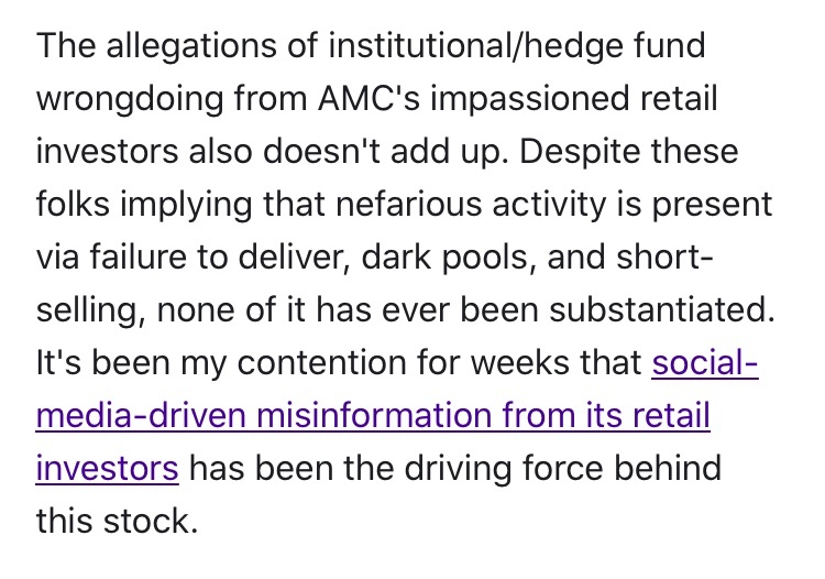 AMCScam's tweet image. Just a friendly reminder that the $AMC apes have yet to provide any evidence of wrongdoing concerning dark pools. Despite this lack of proof, they continue to spread misinformation or blatant lies about dark pools on social media. #AMCScam #ApeHaveNoFact

fool.com/investing/2021…