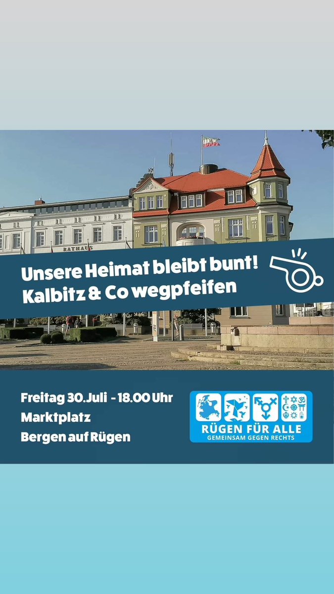 Morgen alle nach #Rügen! #ruegen #nonazis #noafd #fckafd #mvnazifrei #infonordost