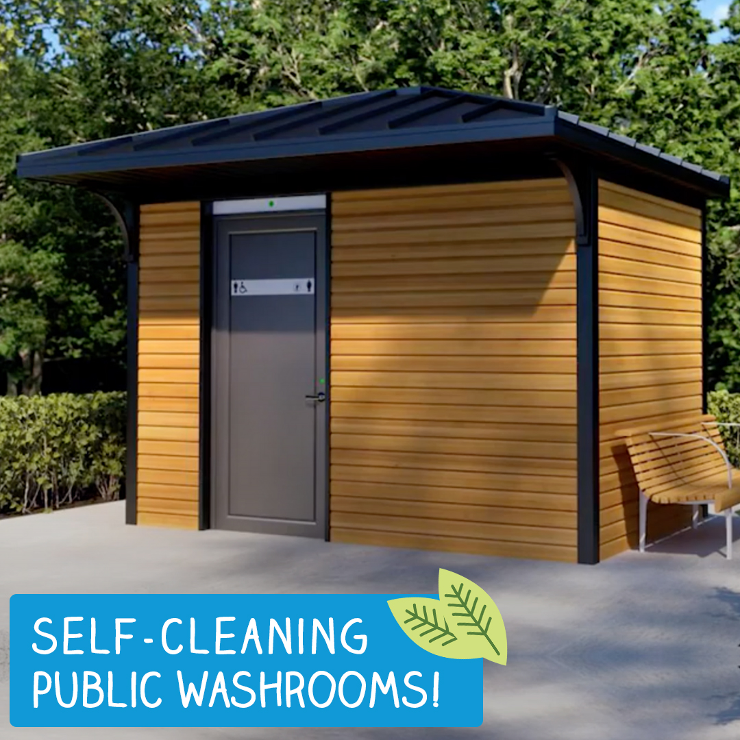PlayWorksCanada's tweet photo. Automated self-cleaning, vandal proof materials AND programmable user safety settings make Urben Blu washrooms the perfect solution for public spaces!

Learn more at:
https://t.co/TRfxSqSXqN 

#urbenblu #selfcleaning #publicwashrooms #outdoordesign #outdooramenities https://t.co/dlIC42p7Q4