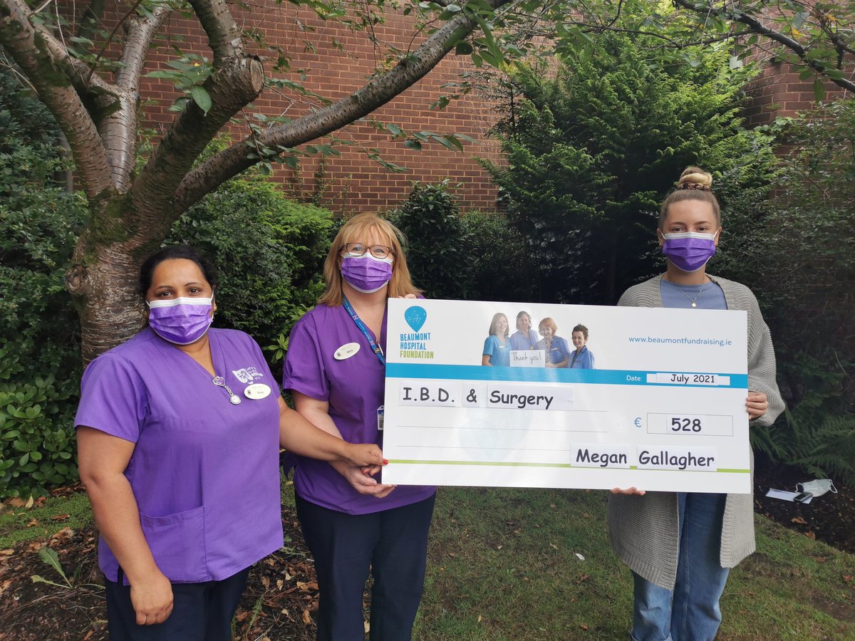 Mary Forry (@forrymary) on Twitter photo Thanks to Megan Gallagher for her generous donation to the IBD and colorectal surgery service <a href="/anuannalukose/">Tincy</a> <a href="/karenjboland/">Karen Boland</a> <a href="/cazmaster1/">caroline lardner</a>
<a href="/dmcsurg/">Prof Deborah McNamara</a> <a href="/Beaumont_Dublin/">Beaumont Hospital</a>
Megan walked or ran 5k every day in May.#teamwork #mdt Thanks to Megan Gallagher for her generous donation to the IBD and colorectal surgery service <a href="/anuannalukose/">Tincy</a> <a href="/karenjboland/">Karen Boland</a> <a href="/cazmaster1/">caroline lardner</a>
<a href="/dmcsurg/">Prof Deborah McNamara</a> <a href="/Beaumont_Dublin/">Beaumont Hospital</a>
Megan walked or ran 5k every day in May.#teamwork #mdt