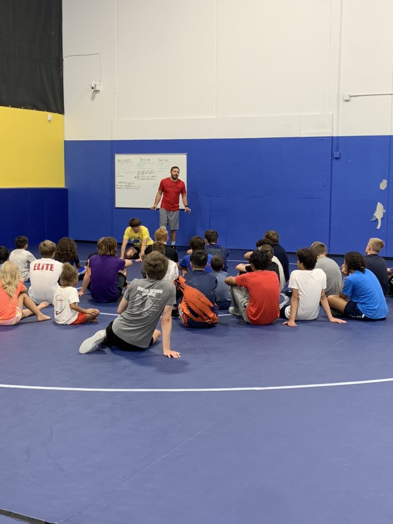 KSWRcenter's tweet photo. 3 more sessions led by @lazor_joey &amp; @ClintSlyter. Joey was an NCAA AA @ @UNI_wrestling &amp; is Assoc Head Coach @ MVHS. Clint is a KS National Team Coach &amp; Assist Coach @ ONHS These 2 also coach KCTC They bring a lot of experience, knowledge &amp; energy! Great way to wrap up the week! https://t.co/KUukFhyot8
