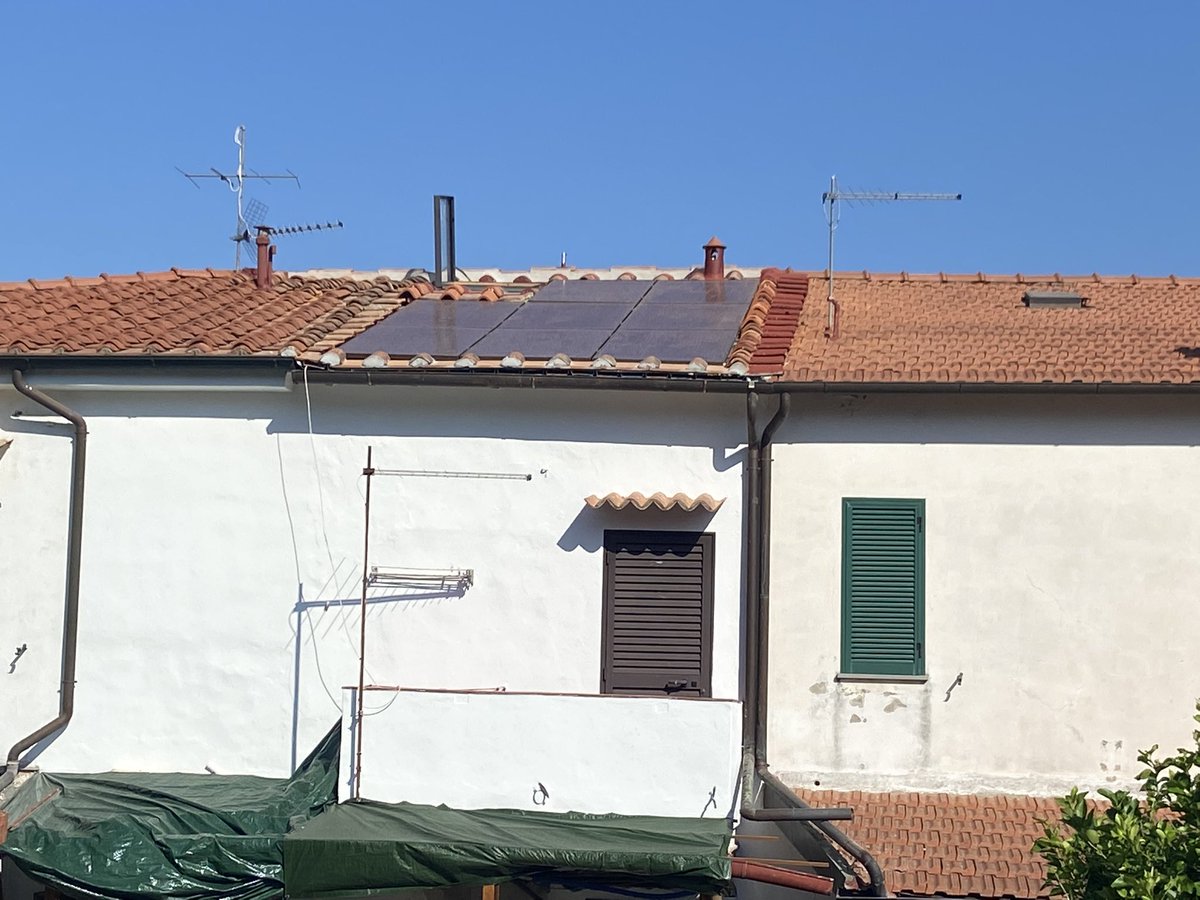 Moduli Rossi in zona vincolata #Threeenergy #modulirossi #goodweesa