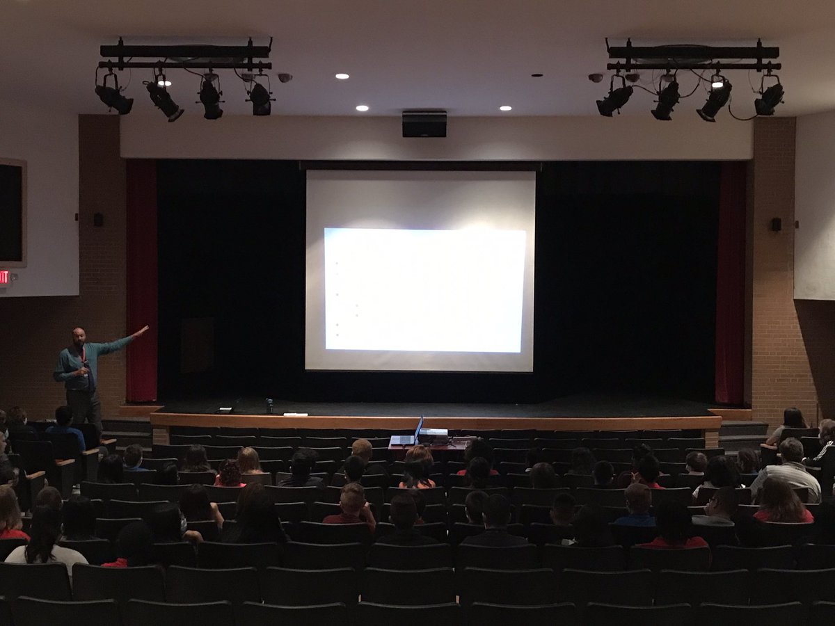 Today <a href="/AdamGaff/">Adam Gaff</a> is welcoming ALL 7th graders to <a href="/SouthportMiddle/">Southport Middle</a> with small group presentations. We are EXCITED for this group of Cardinals. Thanks Mr. Gaff for your unwavering and passionate leadership! #LoveBeingACardinal