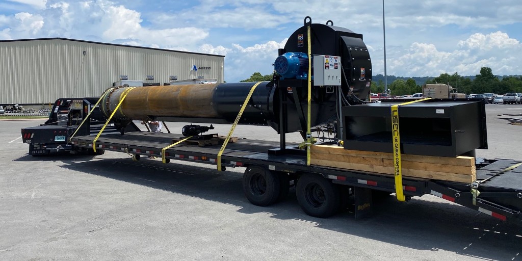 astecindustries's tweet photo. The #ASTEC Whisper Jet LE on its way to a new home.
The Whisper Jet LE is a nozzle mix burner with excellent flame stability. LE stands for Low Energy. Energy savings are achieved with the use of a VFD on the combustion air motor.
Contact your parts rep to learn more.

#OneASTEC https://t.co/ite8khRn5g