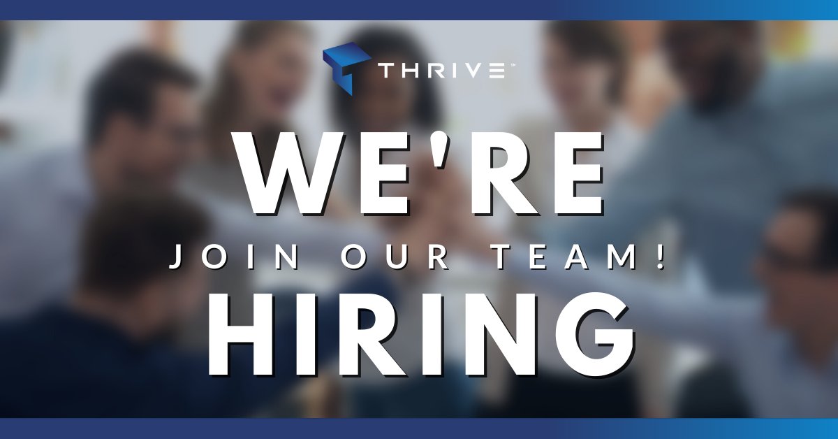 HowardTechAdvis's tweet image. Join Our Team! We&apos;re looking for people for the following roles 👉thrivenextgen.com/careers/

#teamthrive #thrive #werehiring #msp #mssp
