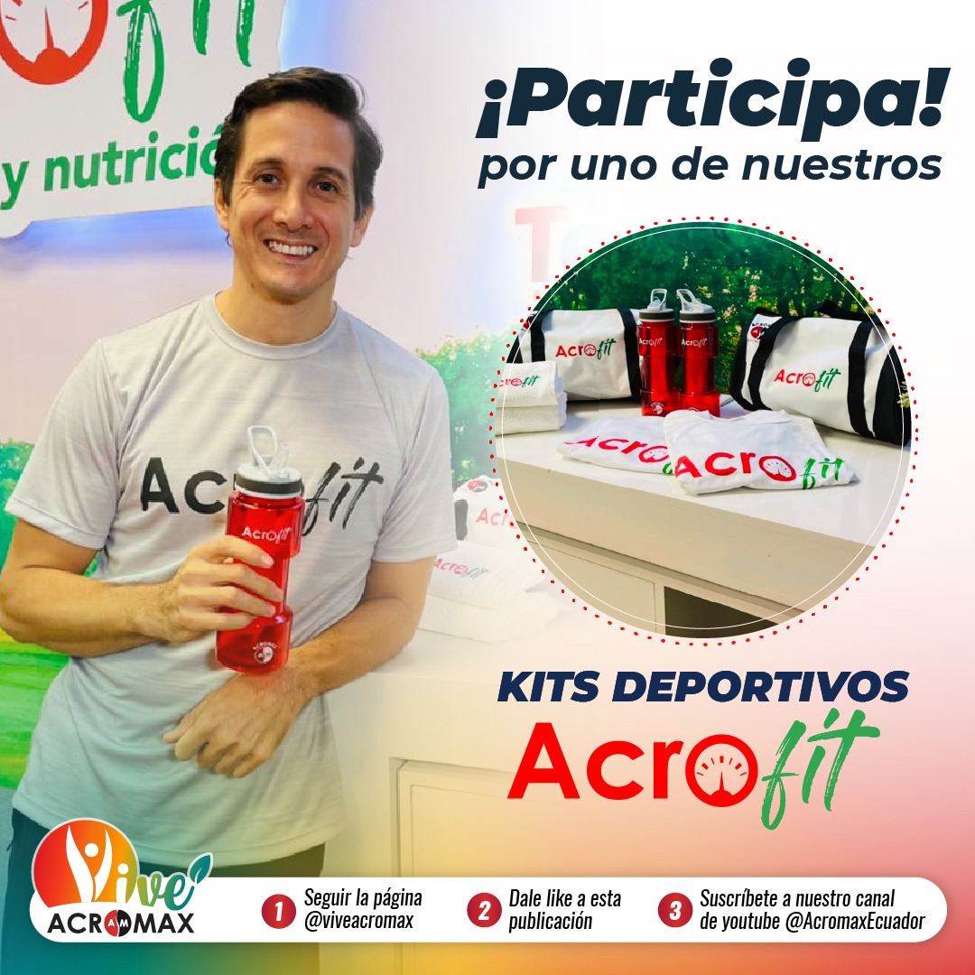 AcromaxEcuador's tweet photo. ⭐️SORTEO ACROFIT⭐️
¿Cómo participar?
📍Dale "Me Gusta" a este Post.
📍Seguir a @ViveAcromax https://t.co/wQo6jIWOCv
📍Suscribirse a nuestro canal de Youtube https://t.co/Dpur5WeubB
¡ Listo! Ya estás participando.
#Concurso #Sorteo #Sorteo #Termax #Buenox #Ketocon https://t.co/CjCpod3RgQ