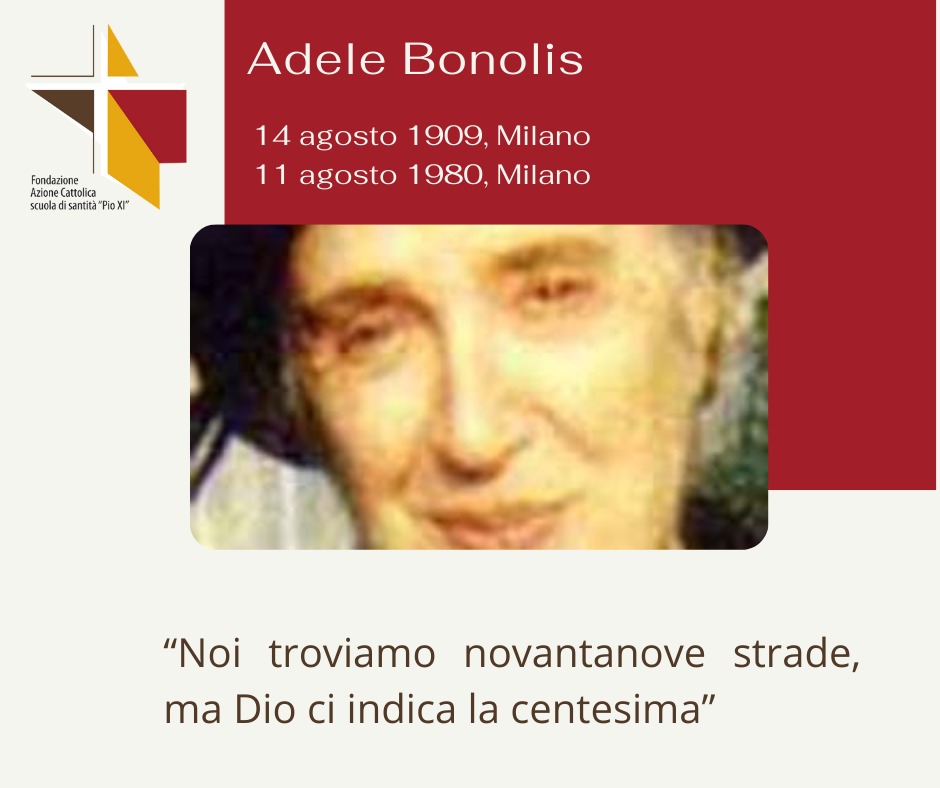 CA_Forum's tweet photo. #11agosto #Anniversario #Venerabile #AdeleBonolis #ACscuoladisantita #TestimoniAC https://t.co/UhvTlPLZcQ