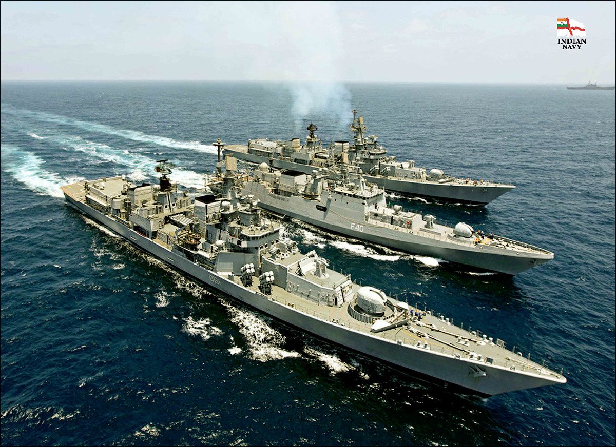On the High Seas

#TypicalThursday
#IndianNavy
#CombatReadyCredibleCohesive