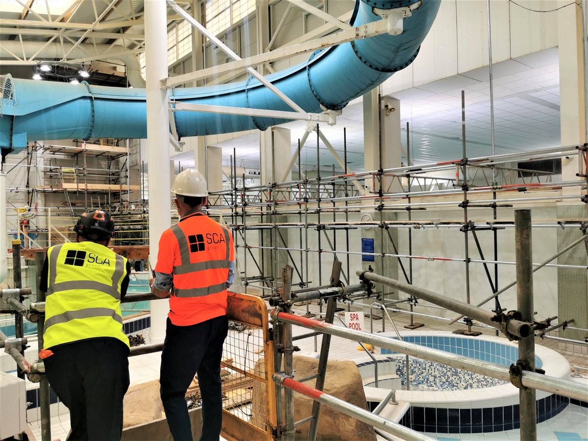 TheSCAGroup's tweet photo. SCA Group had the green light on the Aquadrome this week, as our multi-discipline service provided scaffold and access platforms. With industrial coatings coming in the 12 weeks to follow. https://t.co/kgR3DtXf7v
