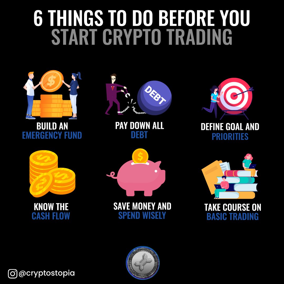 cryptoikeri's tweet photo. Six things to do before you start crypto trading.

Checkout  @cryptostopia #Cryptostopia
- Instagram @henry_ikeri/ @cryptostopia
- Discord @cryptostopia

#cryptonews #altcoins #bitcoinnews #cryptocurrency #blockchain https://t.co/09MOFXJYIo https://t.co/DF6Ux0ncdn