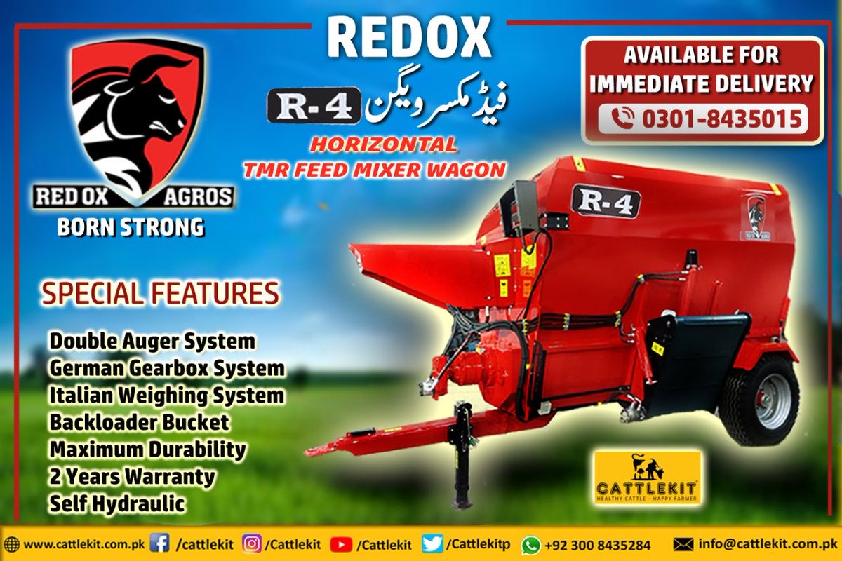 CattlekitP's tweet photo. Time to say goodbye to Wanda and create your own mix for your dairy animals to provide better nutrition save money! #redox #cattlekit #feedmixer #tmr #dairy #farming https://t.co/mwGhHUg7VL