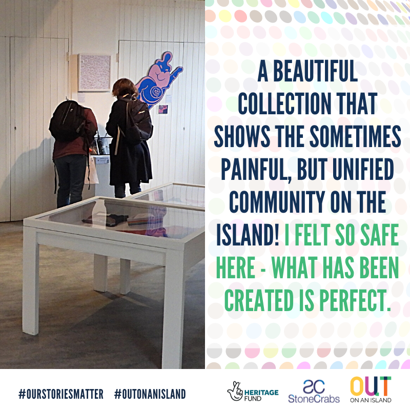 We've had some truly wonderful responses to our #AnUntoldHeritage exhibition at @QuayArts. They've been moving, gladdening, heart-breaking & fulfilling by turns.

#OutOnAnIsland #OurStoriesMatter #LGBTQ #LGBTQHeritage #LGBTQHistory #IsleOfWightPride #IsleOfWight #IOW