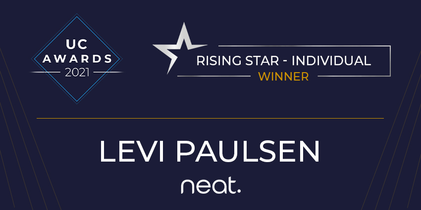 Congratulations to Levi Paulsen, Commercial Territory Manager, @neat_no for winning our Rising Star Individual award at #UCAwards21⭐️
