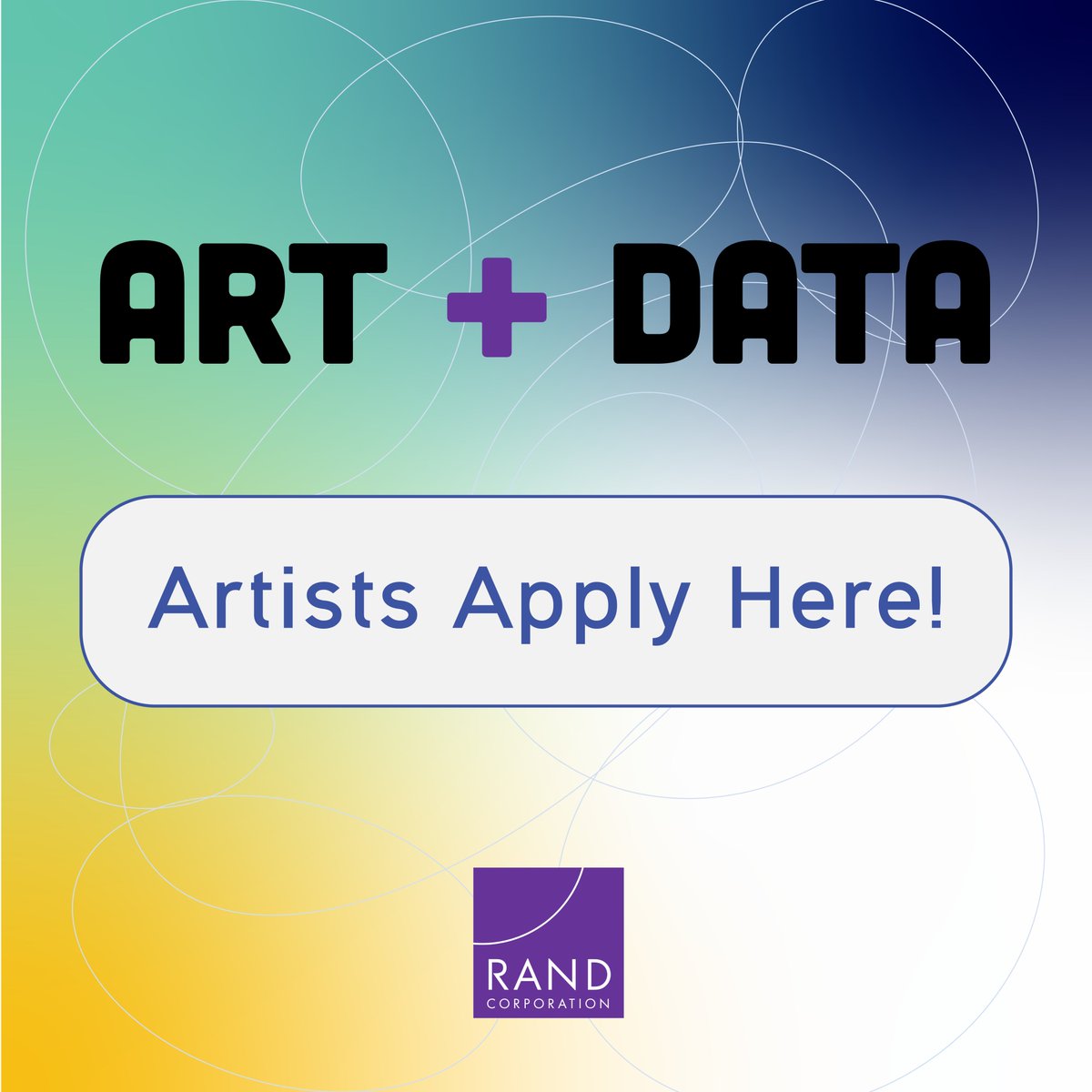 RANDCorporation's tweet image. Artists: Want to be considered for our #ArtPlusData residency and have your work reviewed by our curators? Fill out this form: docs.google.com/forms/d/e/1FAI… /end