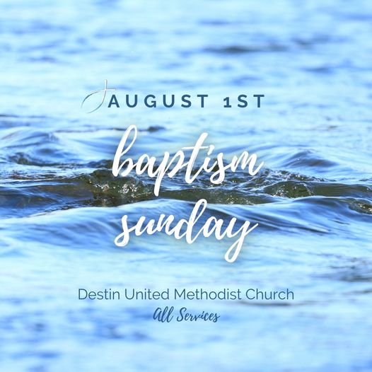 WorshipBeach's tweet photo. Join us this we as we celebrate! #newlifeinchrist #madenew #baptism @destinumc https://t.co/FH9sMAZcq9