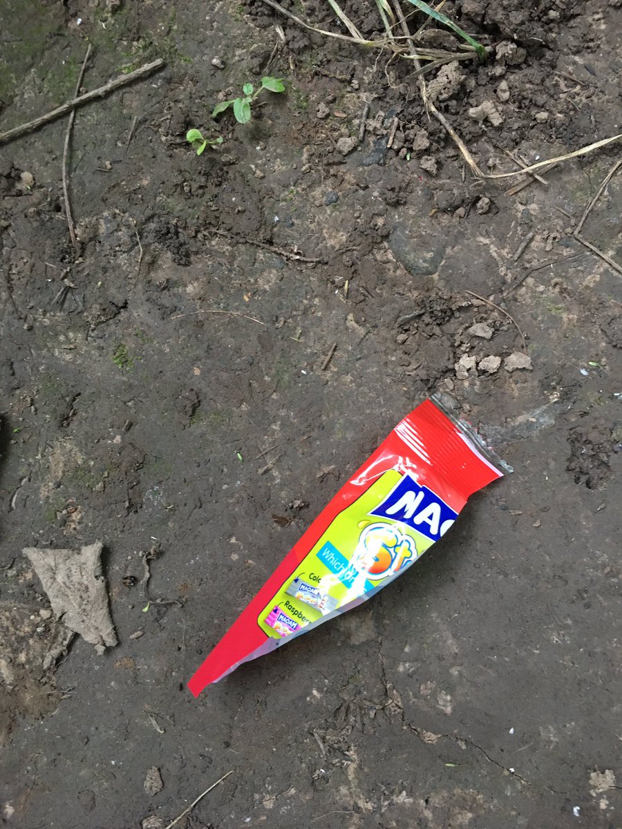 Yet more @OfficialMAOAM wrappers found on a riverside walk. I know we can help educate our young people (there are 2 schools nearby) but please can you use non plastic packaging #PlasticFreeJuly #PlasticFreeForever #plasticpollution