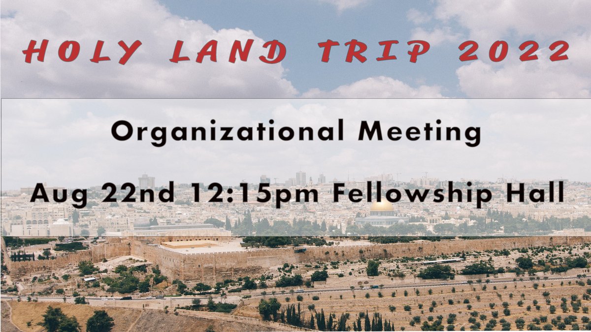 fbcpscampus's tweet photo. Holy Land Trip 2022 https://t.co/TaX5ZOLev5