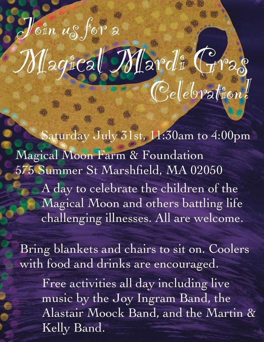 MagicalMoonOrg's tweet photo. Join us on Saturday for an amazing event for all children in the community. There will be lots of fun arts and crafts, games, space to play, live music, and a sundae bar. Pack a picnic lunch, bring a blanket, and enjoy a good time with the family. https://t.co/daMWLjCD79