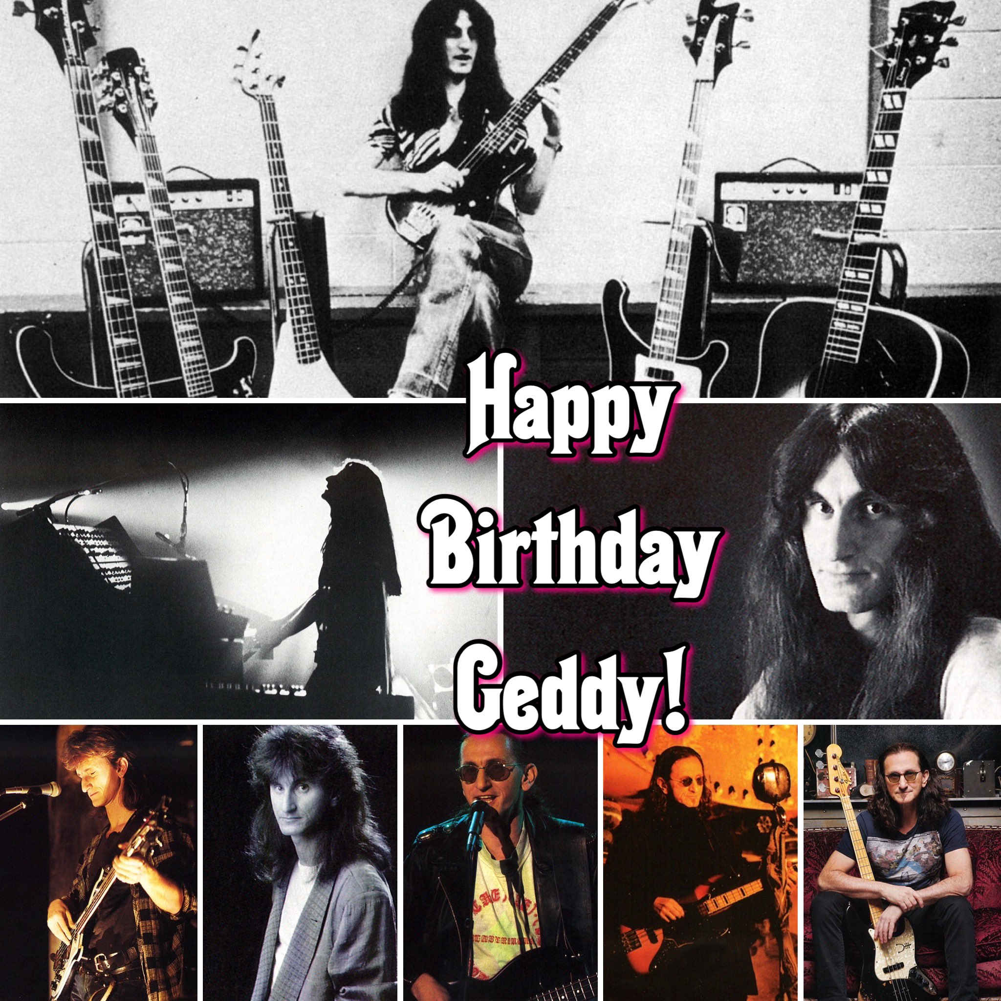 Happy Birthday to the one and only Geddy Lee! 