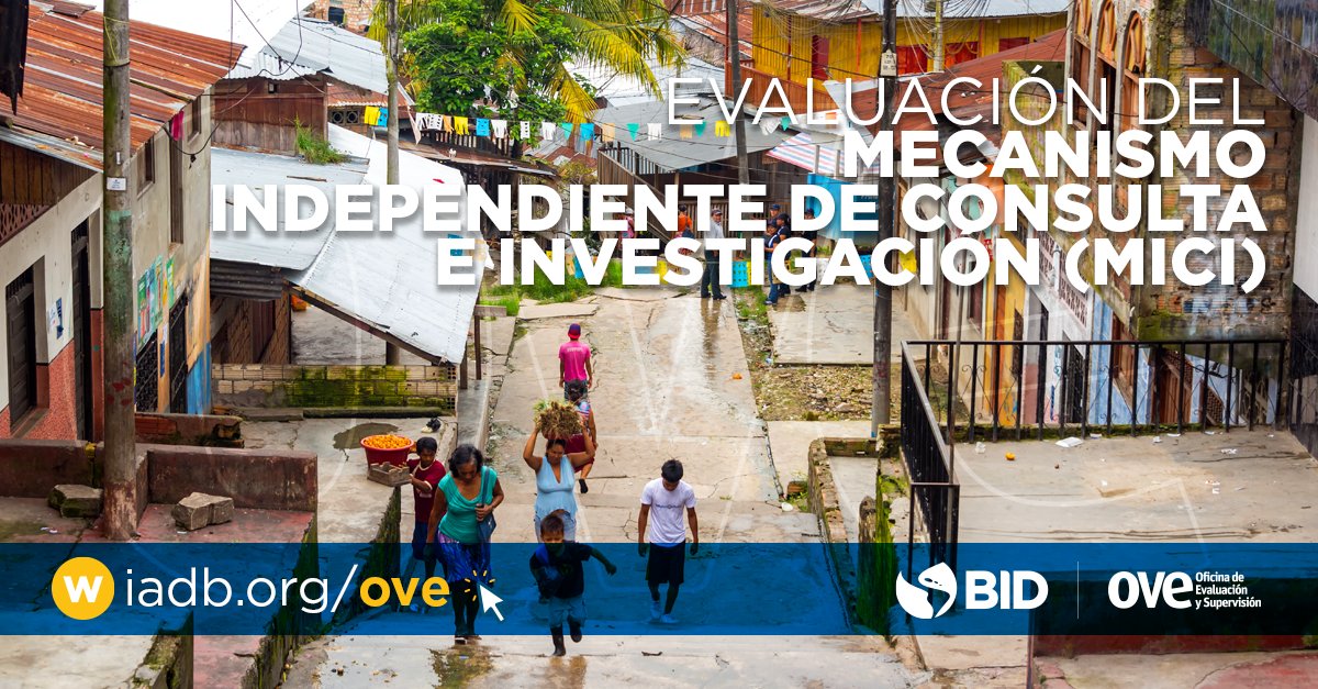 La #evaluación del Mecanismo Independiente de Consulta e Investigación (MICI) del Grupo BID busca informar sobre su efectividad y eficiencia para resolver reclamos y promover el aprendizaje institucional, entre otros fines. Disponible en español e inglés: bit.ly/377qGYB
