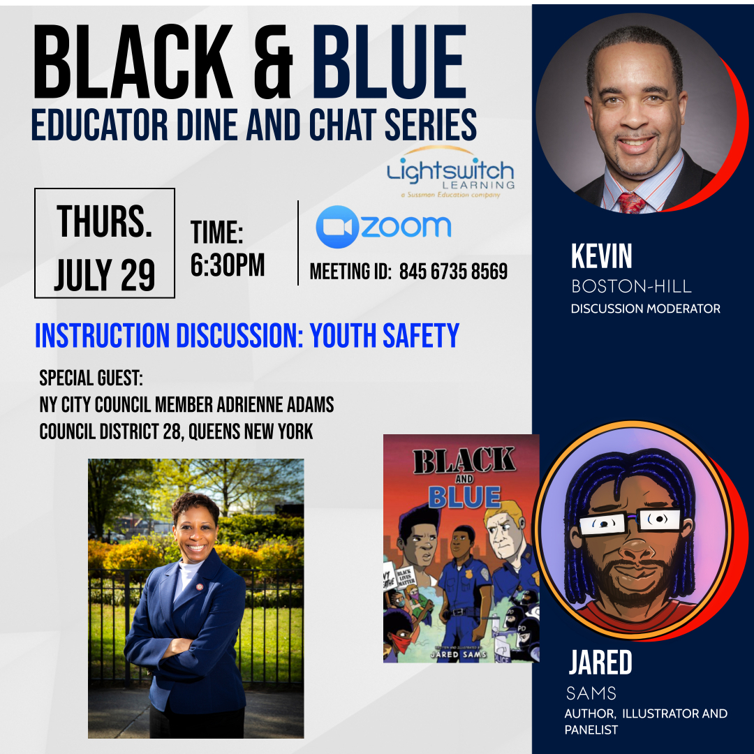 TONIGHT! To better understand Youth Safety join Kevin Boston-Hill, host of our Instruction Discussion webinars, 6:30 pm ET featuring NY City Council Member &amp; Safety Cmte Chair Adrienne Adams. Register, bit.ly/3eZ5ys5 Zoom ID: 84567358569 
<a href="/nycschools/">NYC Public Schools</a> @AdrienneEAdams1