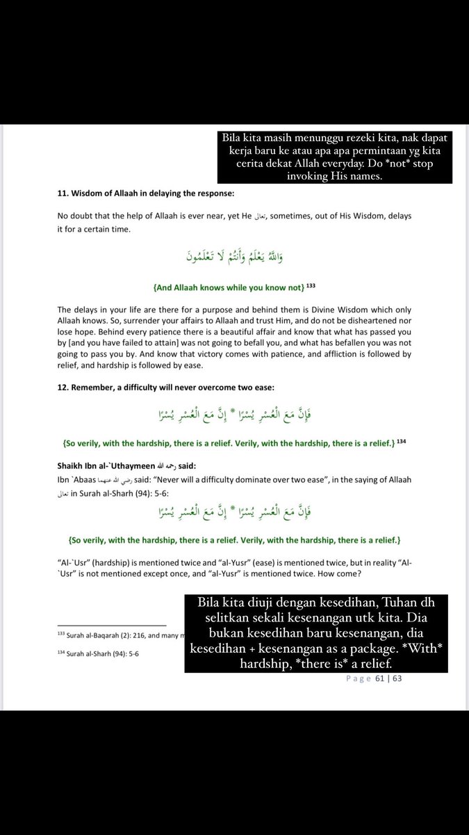 My junior share PDF ni dengan i (Explanation of the supplications for anxiety and sorrow) Best sgat baca — kalau nk baca, boleh refer link ni ya ✨

drive.google.com/file/d/1ncj9RI…