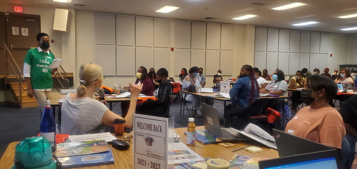 APS_CCES's tweet photo. We're back at it! CCES pre-planning! #CCESstrong @ccespanthers @gomillio https://t.co/dm5aaUjFlr