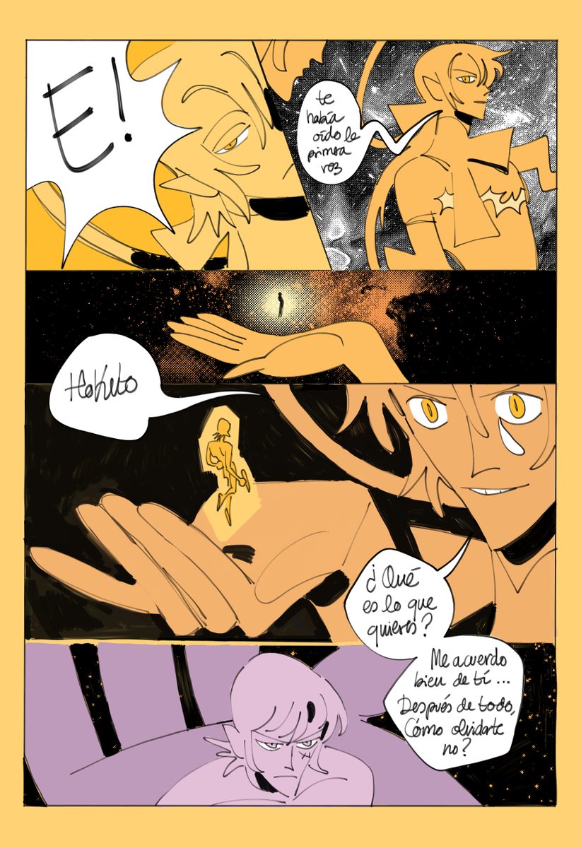 Couple pages from a comic 4 an upcoming space lesbians based zineโ๏ธ๐๐ฉโ๐๐ฝโจ
