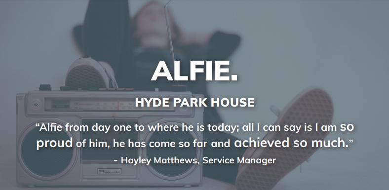 Northern_HC's tweet photo. "Alfie" now 32, lives with Paranoid Schizophrenia and has autistic traits. He came to Hyde Park House in July 2019 following a referral from his Social Worker having previously resided in a low/medium secure service. Read Alfie's story here: https://t.co/yS45QRyizG https://t.co/5mrzuTtaTh