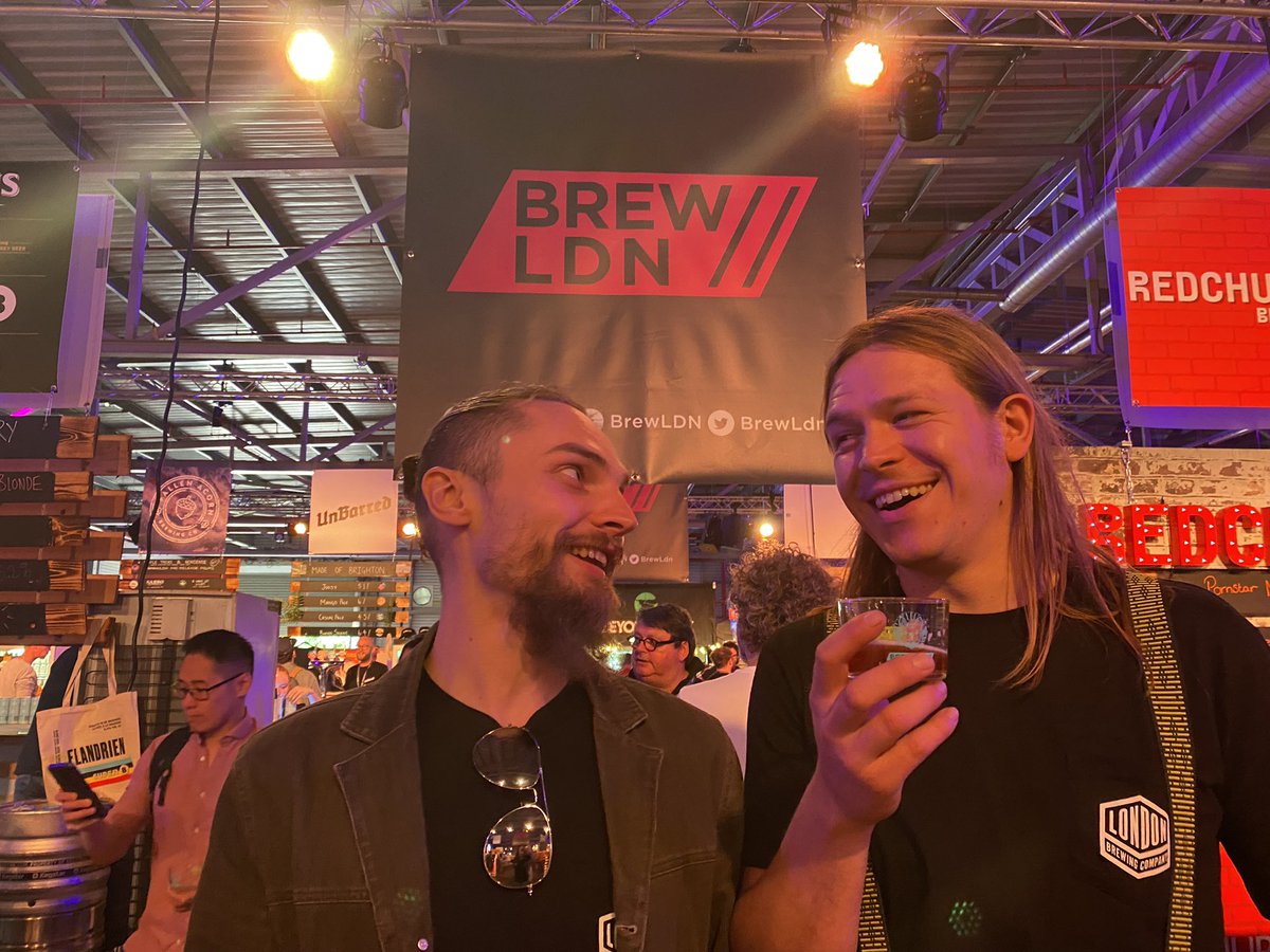 LondonBrewingCo's tweet photo. The boys have been wandering around @BrewLdn today 🍻Its a hard life trying other people’s beer all day long…. It’s work, honest 😏 We call it graft beer… 

#brewldn #craftbeer #lovebeer #drinkbeer #ukbrewery #ukbreweries #brewery #breweries #beerlover #beeroclock https://t.co/EFxRlPoY6P