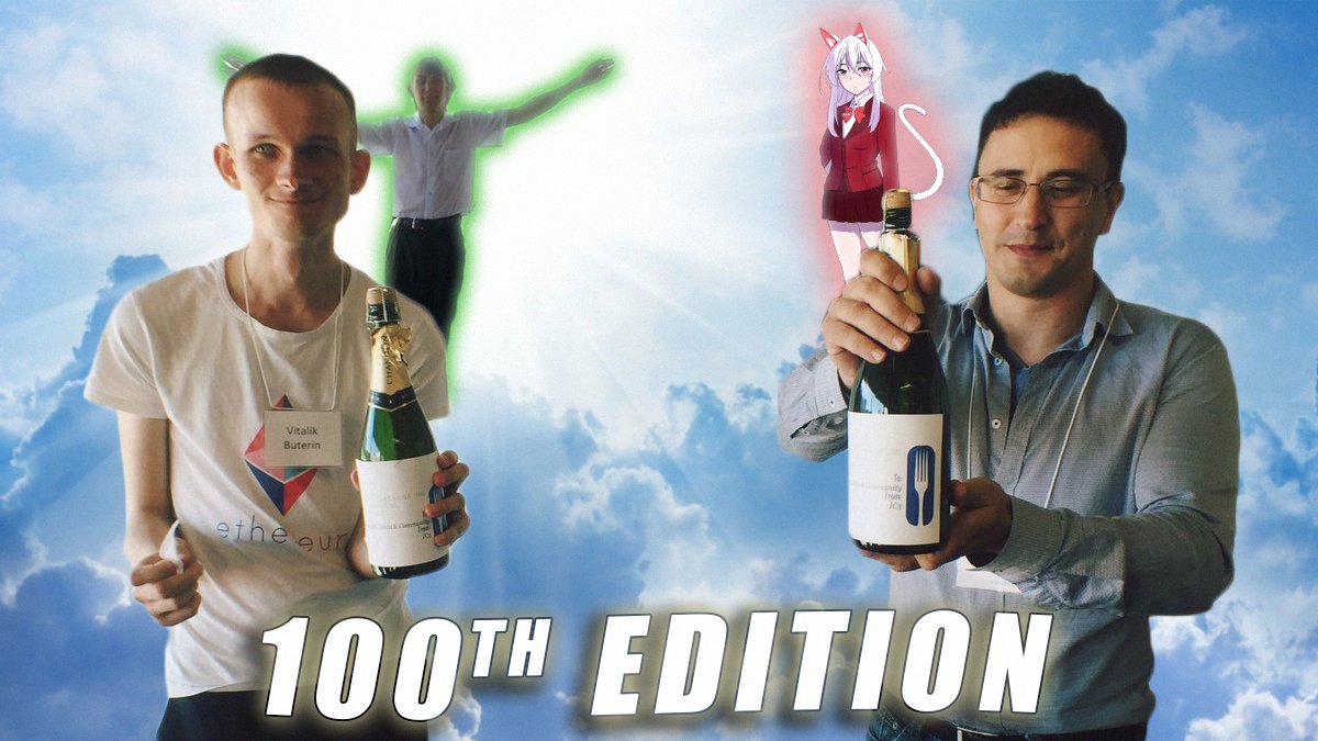 babaxmemes's tweet photo. The same picture of Emin and Vitalik every single day until #AVAX breaks its ATH.

[Day 100]
Special Edition 🎩✨ https://t.co/BnyiwwUzxx