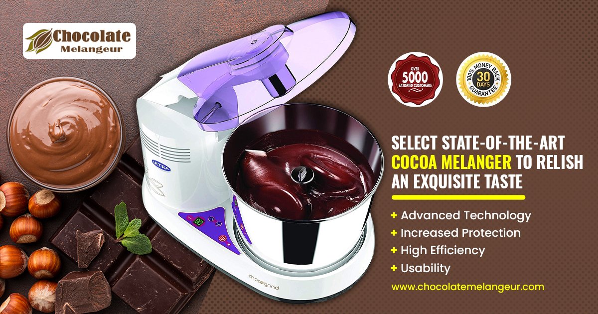 ChocolateMelang's tweet photo. Looking for the branded Chocolate Melanger?

Best online store for a chocolate makers especially deigned to make healthy chocolates. Used to make chocolate refining, chocolate mixing at affordable price.

https://t.co/frH2DdTbFy

#CommercialMelanger #CocoaMelanger  #CocoaGrinder https://t.co/M2UrmJT8Kk