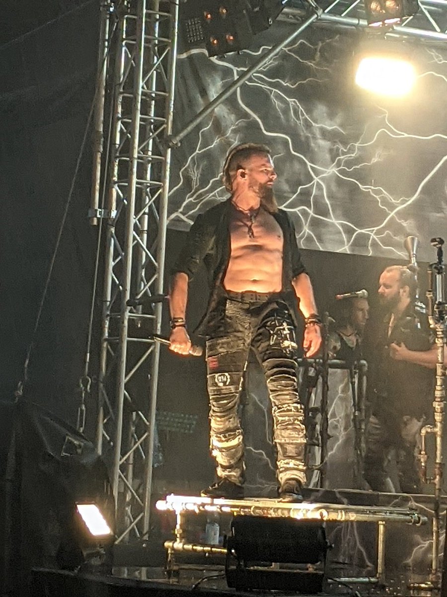justdysis's tweet photo. Wow what a week! Going to be returning streaming tomorrow (Friday) 1pm est. I can't wait to tell you guys all about the MPS festival and my adventures up North. Here is some abs to tide you over. (Lead singer of saltatio mortis)
https://t.co/vSRewKPiQw 
#twitch #mps #miniatures https://t.co/73mQlKGISA