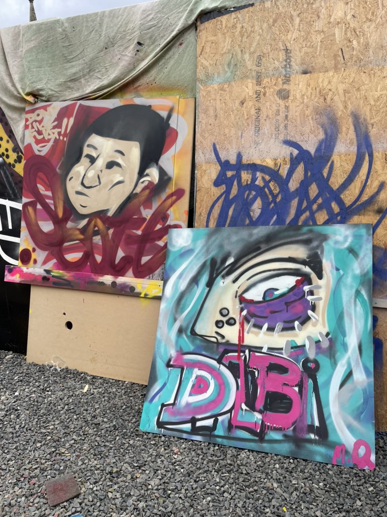 AmandaERCYISS's tweet photo. Great day of graffiti and sign making as part of our Track to the Wall programme with @TrustCultural @EastRenYISS @LauraFrood @NicoleSim02 🎨 https://t.co/qrSsBdcATA