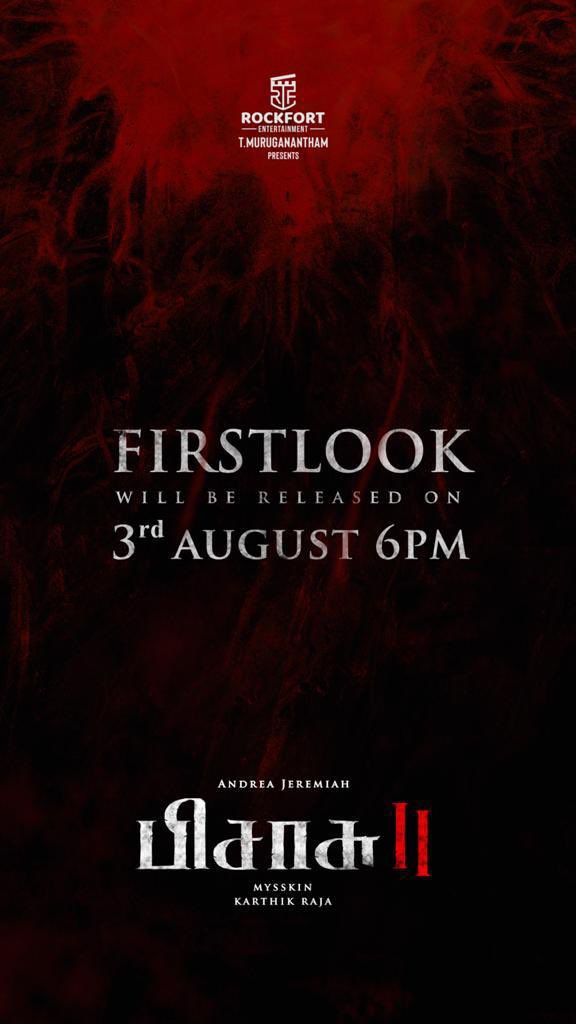 andrea_jeremiah's tweet image. Most Expected Horror Thriller #Pisasu2 First Look Poster to be revealed on Aug 3rd 6PM

#Pisasu2FirstLook

@DirectorMysskin @Rockfortent @kbsriram16  @Lv_Sri @APVMaran #KarthikRaja @santhakumar_dop @teamaimpr